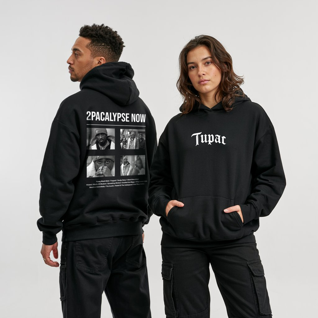 Tupac | 2pacalypse Unisex Oversized Hoodie