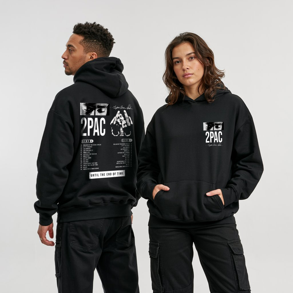 Tupac | Until The End of Time Unisex Oversized Hoodie